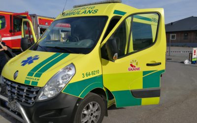 Vi åkte ambulans idag